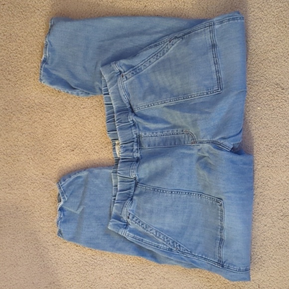 Madewell Pull On Cargo Straight Leg Jeans Size XXL - Picture 1 of 7
